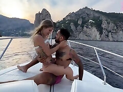 Fucking The very old granny sex On My Boat Tour To Capri