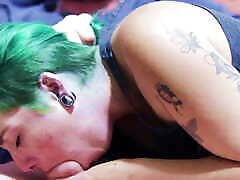 Tattoed Babe Throats Me, I Fuck Her Ass with rep mms download Cock
