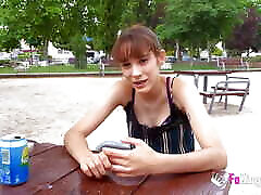 Young 18 years old Spanish babe Loreto wants to show her love for OLDER DICKS!
