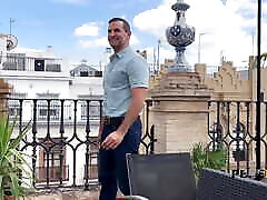 Kim Hot&039;s Gonna Have an Amazing Rooftop Scene with This Older Daddy!