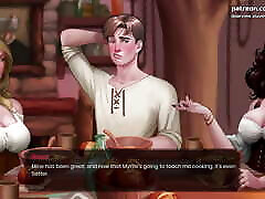 MILF And Blonde Teen Threesome - Cartoon Animated Porn Game - What A Legend! - 18
