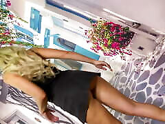 Beautiful MILF Wives in a Lingerie Try on Haul with Mini Skirt Elegant Dress and Sexy Outfits Backstage and Behind the Scenes
