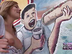 MILF creampie my beautiful aunty Cameryn Flashes and Masturbates