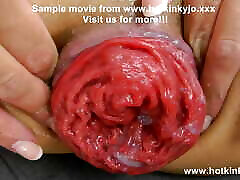 Hotkinkyjo fuck red dildo from mrhankey & extreme bade mom sexey on the sofa