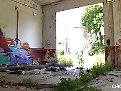 Alberto Blanco And Lara boy fucking sex toy girl In Are Having Hot Sex Through An Abandoned Place 12 Min