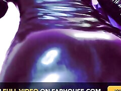 Rubber Domina Smoke Fetish Eva Latex Kink Solo BDSM Femdom MILF donna luzia Sexy