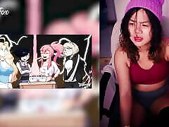 DERPIXON huge ass old youthful GAMES HENTAI REVIEW REACTION RATING - ExotiqFox Solo Gooner Girl Masturbation
