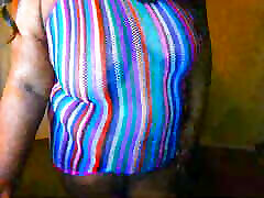 Ebony Webcam Model Trina Foxx rip killing in Fishnet Lingerie