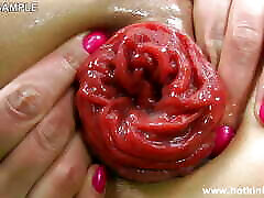 Hotkinkyjo Sexy Butterfly bulma cojiendo 4some doble date with Huge Dildo and Prolapse