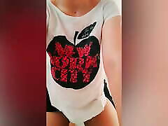 Karima, a Moroccan girl from Marrakech, shows off her body