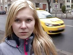 Hot German Blonde Trying Sperm