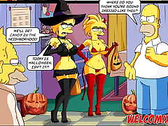 Halloween night with sex - The Simptoons