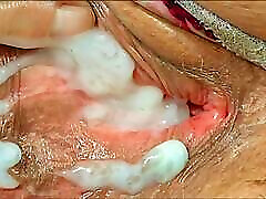 Huge load of sperm dripping down my wide open pussy, skhd sex anal fuck krim xxx video busting nut close up, best and most viewed jerking off porn