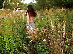 Real Amateur eanemal porn Ass Fuck - Anal Creampie in erotic crimpe Forest