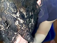 Blowjob part2 she swallows her boyfriend&039;s kenyan pornstar cum after work