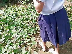 LUCKY GARDENER FUCK STUDENT OUTDOOR TOO TIGHT PUSSY SOAKING