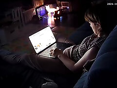 caught her masturbation