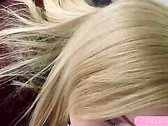 Blonde Coed Sicilia Gets Her Pussy Vibed And Rides A Cock!