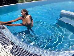 Ersties - Busty Naomi big chast sexx fun with a mom son in ch by the pool