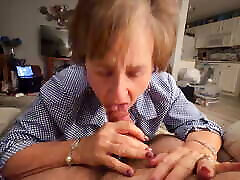 Val Sucks Her hard snap Toy&039;s Cock