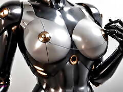 big titted sex robot jest gotowy do odbioru spermy-zbliżenie-pov-ai