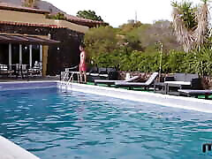 Girl In The Swimming Pool