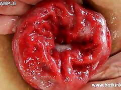 Anal Bottle Fuck & Prolapse in High Boots
