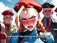 cammy kontrolliert die führung ihres handjobs - hentai joi geführter handjob