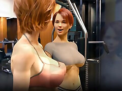 università di allart ocean sexy fit ragazze in palestra ep 5