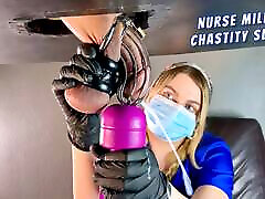 Nurse Milks best anal sence Slave&039;s Big Cum Load With Vibe Wand
