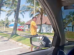 Married woman asks strangers for directions