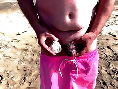 The evolution of the size of a chastity cage cock