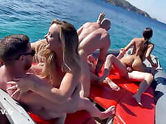 Orgy on a boat in Corsica