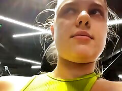 Train and masturbate in the gym