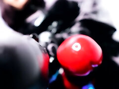 Stacked brunette goes solo toys and masturbation