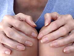 Lady Victoria Valente - Hand Fetish, Short Fingernails, Middle Finger, Close-ups, JOI