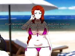 Vulgar Reverie: Cuckold and His Hot Wife on the Beach - Episode 13