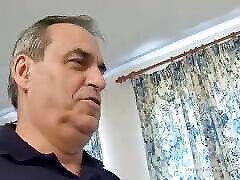 Fat old man licks and sniffs around Paige Ashleys backdoor