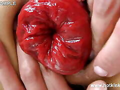 Bath Tube Red Mrhankeystoys Cyclop Anal Fun & Prolapse by Hotkinkyjo