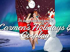 Granny Carmen Claus&039; Christmas Creampie
