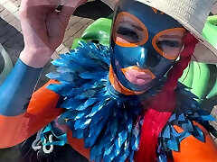 Latex outdoor sex