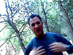 Krystal Wallas gets her pussy stuffed in the woods