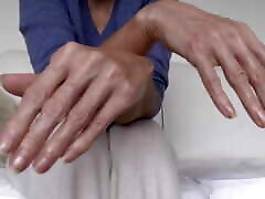 Lady Victoria Valente - Cashmere Outfit, Beautiful Hands, Short Fingernails, Close-ups, JOI