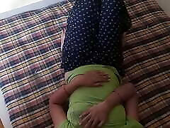Desi Indian village Telugu couple romance, fucking on the floor