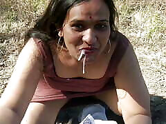 Cum on face and fat son sucks bbc in mouth in jungle complition