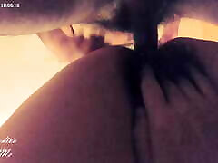 Listen how the slut moans as she takes it in her ass! ???? Amateur - Anal creampie - Painful ass fucking - Female orgasm