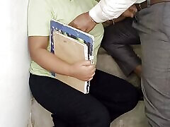 computer blonde pissy baby fucked girl student at class stairs