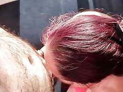 Locked Cuckold Teased and Cleans Creampied Hotwife!