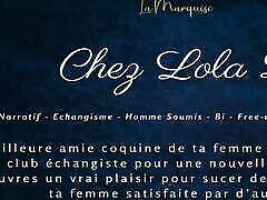 French Audio Story - You&039;re free-using in the swingers&039; club with your wife