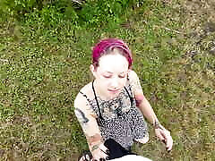 Outdoor Field Blowjob